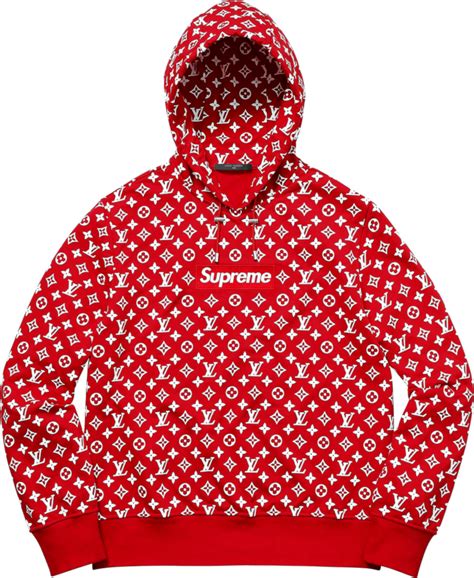 louis vuitton x supreme hoodie ebay